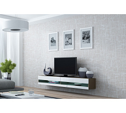TV komoda VIGO NEW 180, latte / bílý lesk