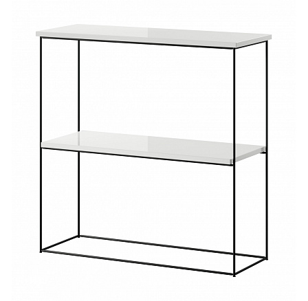 Konzole Toni Černá+Bílý Lesk