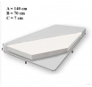 Postel s matrací BEAR BLACK 140x70 Černá