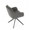 Jídelní židle, šedá, látka, DCH-P3174 GREY2