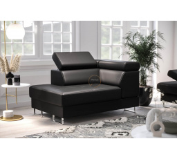 Křeslo lenoška GALAXY přírodní kůže - Levá strana, přírodní kůže - volitelná barva