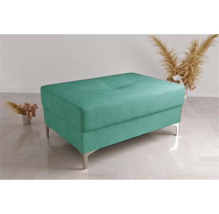 Taburet  s kontejnerem 100x55 cm - tmavé máta