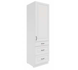 Kuchyňská skříň STILO - 60 DKS-210 3S 1F, Bílá/Bílá