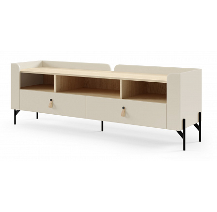 Televizní stolek SALERNO SA-9, Macadamia/Dub Mavelie