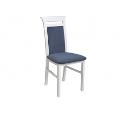 Jídelní židle IDENTO NKRS,  židle bílá (TX098)/Modone 9707 blue