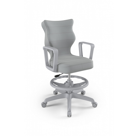 Kancelářské křeslo NORM, šedá Velvet 03 velikost 5 WK+P