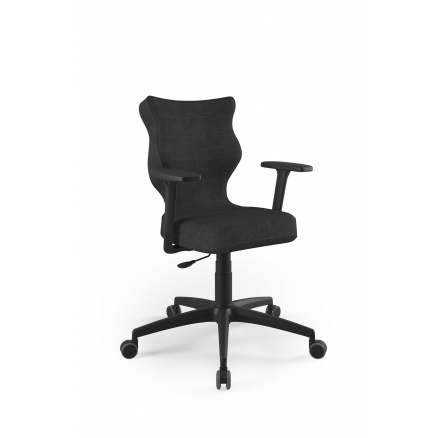 Křeslo kancelářské otočné  PERTO , černá Deco 17 velikost 6