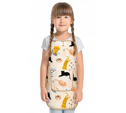 Dětská zástěrka kočičky