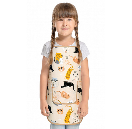 Dětská zástěrka kočičky