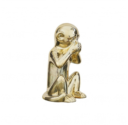 Figurka Monkey zlatá L