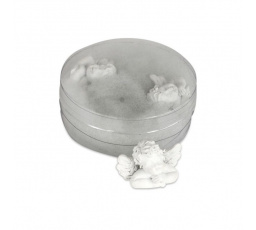 Anděl mini - polyresin, bílý, cena za balení (3 ks)