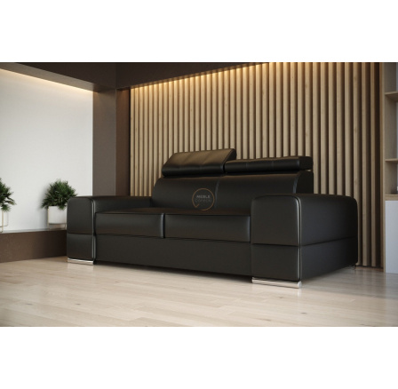 Sofa ROYAL II 225 cm - černá eko kůže Sofa ROYAL II 225 cm - černá eko kůže
