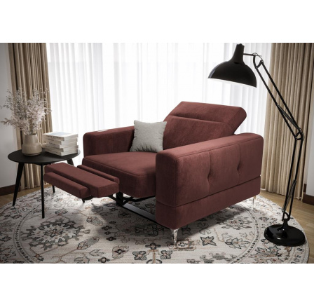 Křeslo MALIBU , relax - cihlová Křeslo MALIBU , relax - cihlová