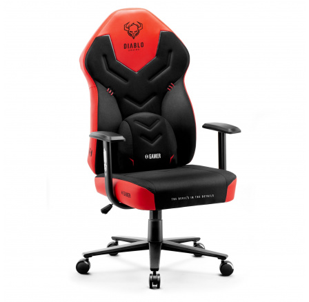 Herní křeslo Diablo X-Gamer 2.0 Normální velikost, tmavě červená Herní křeslo Diablo X-Gamer 2.0 Normální velikost, tmavě červená