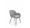 Jídelní židle K480, Šedá/Černá