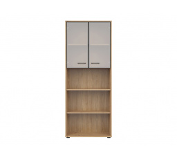 SPACE OFFICE REG2W/200 dub artisan/černý mat