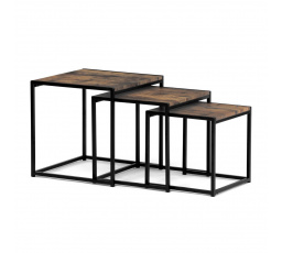 Konferenční stolek 45x45cm, mdf, hnědá, AF-3003 OLW