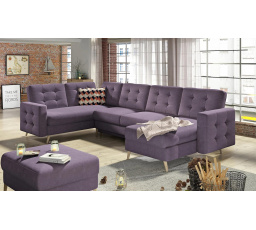 Sedací souprava ve tvaru U ASGARD, Soro 65 / Zigzag 60 