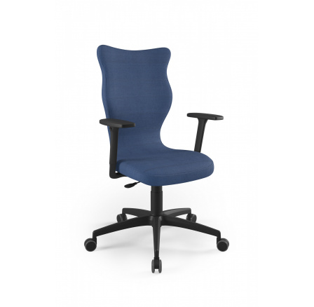 Křeslo kancelářské otočné  PERTO , černá Solar 24 velikost 7