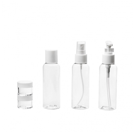 Cestovní sada lahviček SENYA 5ks 3x100 ml lahvička 2x18 ml 892061