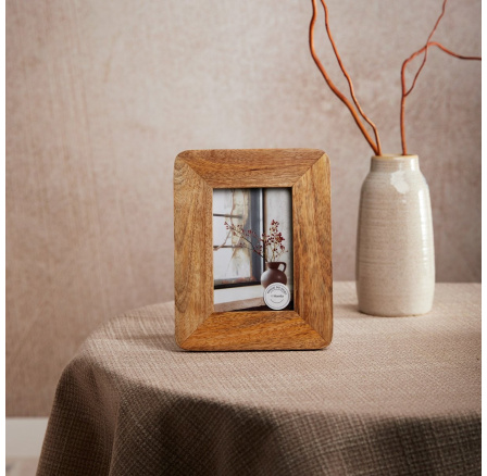 Fotorámeček ABESE dřevěný 10x15 cm 708305