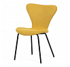 Jídelní židle, žlutá, látka, CT-S8010 YEL2