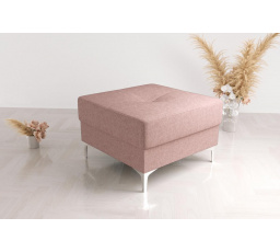 Taburet  s kontejnerem 55x55  cm - růžová