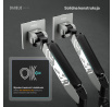 Dvojitý držák na monitory 49 palců, šedo-černý RGB X-Arm Dual