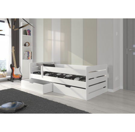 Postel s matrací BEMMA 180x80 Bílá