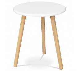 Konferenční stolek 40x40cm, mdf, bílá, AF-1142 WT