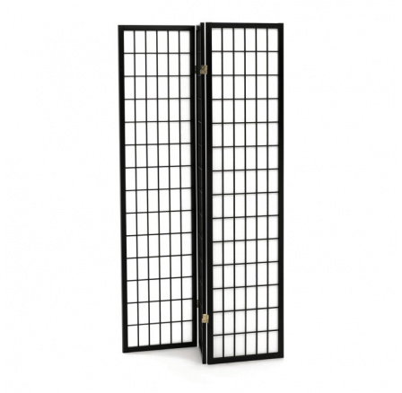 Paraván, masiv, černá, EF-E803 BK Paraván, masiv, černá, EF-E803 BK