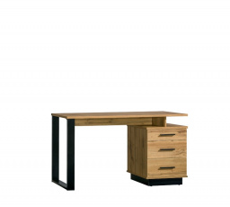 Systém "LAMELO" LA8 (Psací stůl 3S) - Barva: černá