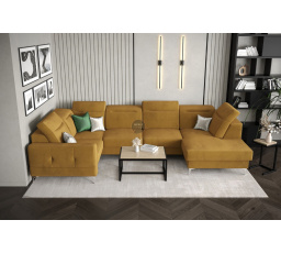 Rohová sedací souprava MALIBU MAX II 180x350x182 cm - volitelný odstín - levá strana