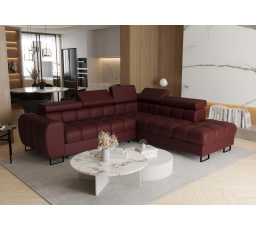 Rohová sedací souprava ASPEN 260x225 cm přírodní kůže - pravá, přírodní kůže - volitelná barva