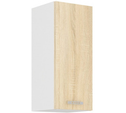 Horní skřínka SARA - 30 G-72 1F, Bílá / Dub Sonoma