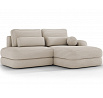 Ripeli Corner Sofa Bed with Storage, Beige Velvet, Right-Hand Facing Modullo 18 180x128 Right 1