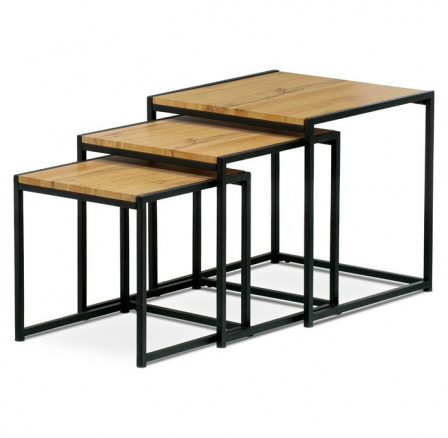 Konferenční stolek 45x45cm, mdf, divoký dub, AF-3003 OAK
