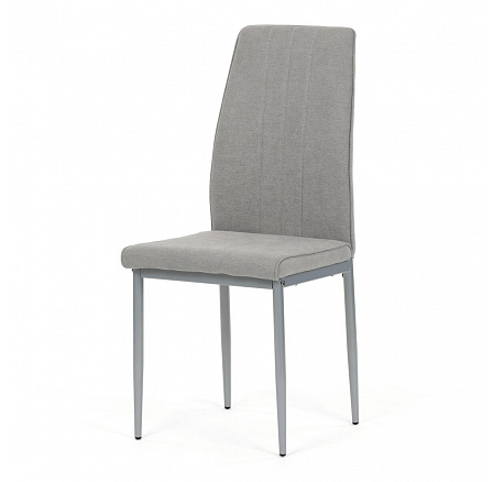 Jídelní židle, šedá, látka, DCL-379 LAN2