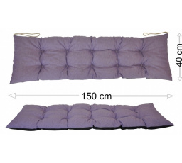 Podsedák 150x40 fialový melír