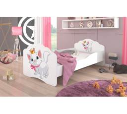 Postel s matrací CASIMO CAT 160x80 Bílá