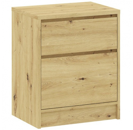 Noční stolek BASIT 2S, Dub Artisan