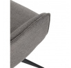 Jídelní židle, šedá, látka, DCH-P3170 GREY2