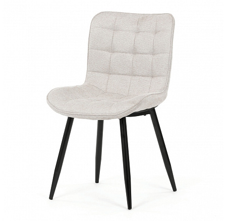 Jídelní židle, béžová, látka, HC-462 BG2