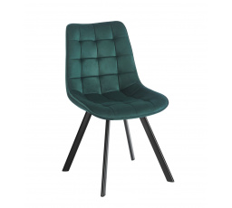 Židle velvet zelená J265
