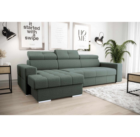 Rohová sedací souprava s funkcí spaní MARGO 160x250 zelená MY 37 - Rychlé doručení Rohová sedací souprava s funkcí spaní MARGO 160x250 zelená MY 37 - Rychlé doručení