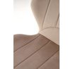 Jídelní židle K538 VELVET, Béžový Bluvel 40/Černá