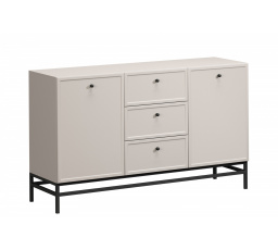 LORINI KOMODA 150 2D3SZ - kašmír / černá úchytka / černý rám