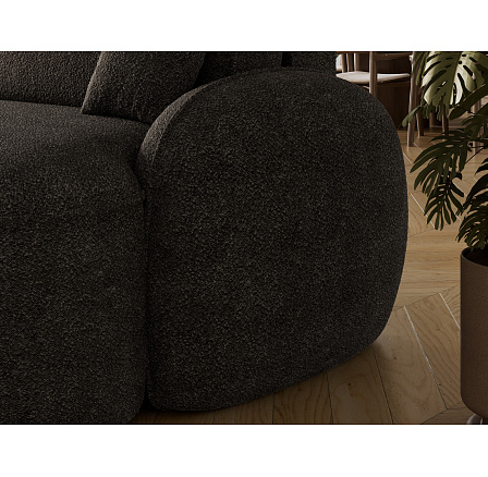 Tesalia corner sofa with sleeping function and storage compartment, white bouclé, left-hand side Royal 05 197x115 Left 1