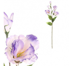 Eustoma - umělá řezaná květina, fialová