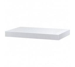 Polička, mdf, bílá, P-023 WT